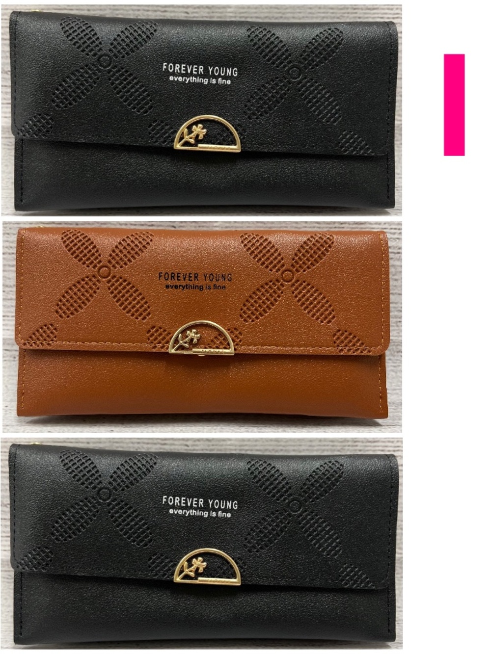 3 Wristlet Wallets (I)
